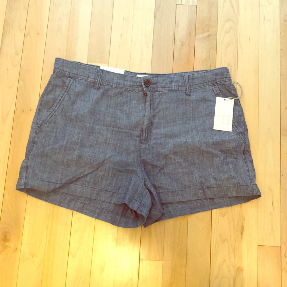 Chambray shorts